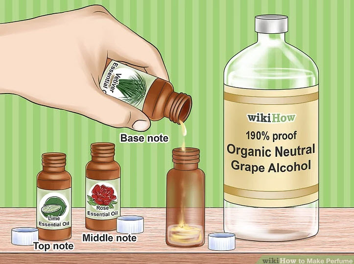 آموزش ساخت عطر-روغن‌های ضروری را اضافه کنید
