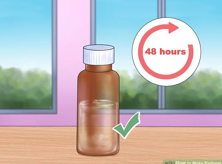آموزش ساخت عطر-باید به مدت 48 ساعت، روغن موردنظر را نگه‌داری کنید